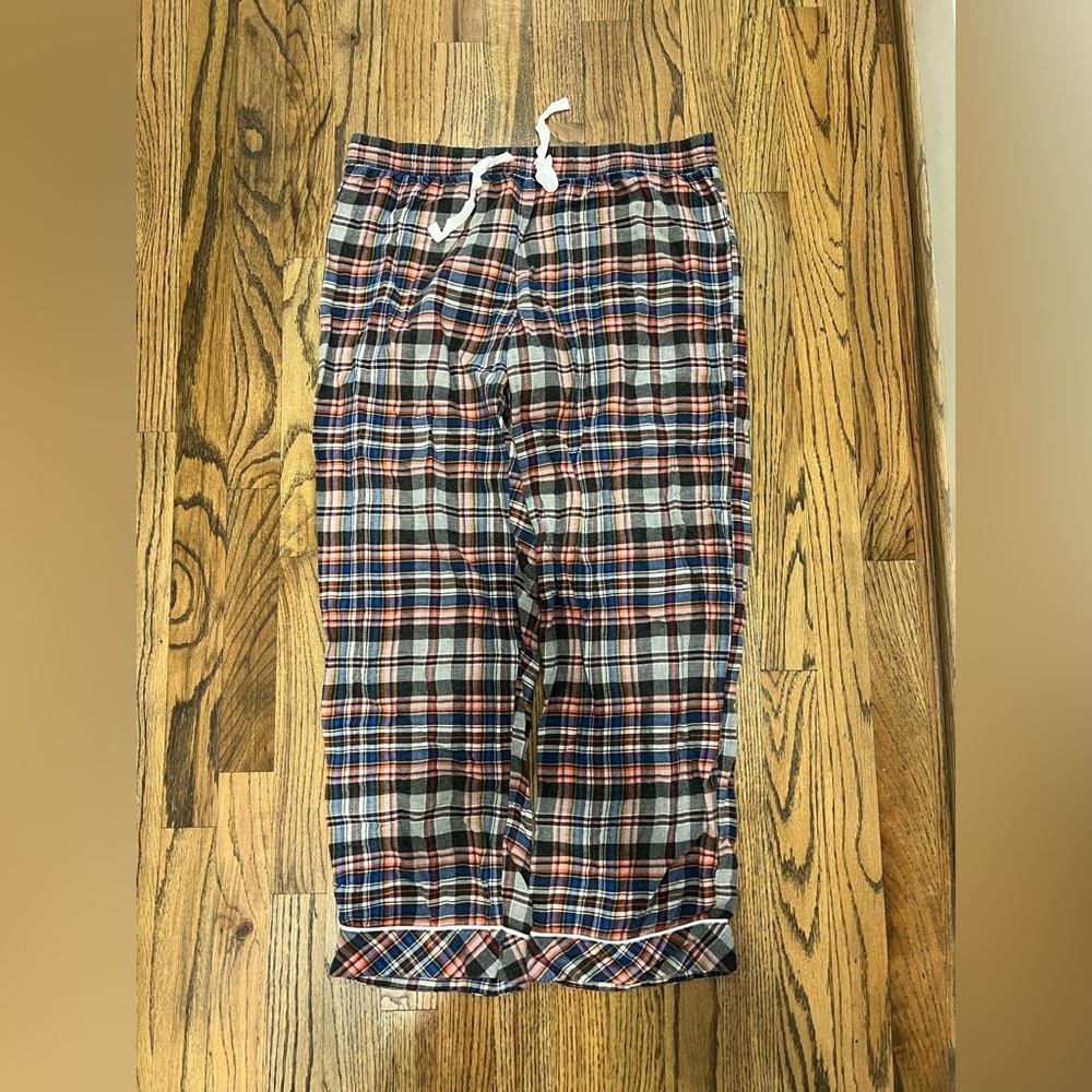 Gap Plaid Pajama Pants with Drawstring